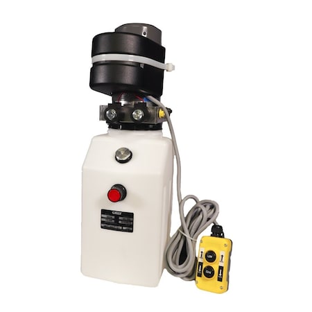 Chief Hydraulic Power Unit 12V DC, Double Acting, 1.2 GPM, SAE 6 Ports, 2800 PSI, 8Qt. Tank 253326